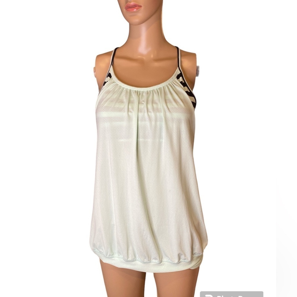 Lululemon teal tank top size 8